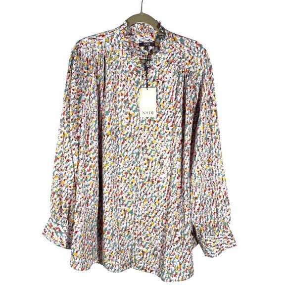 NYDJ Colorful Patterned Blouse - Picture 3 of 13